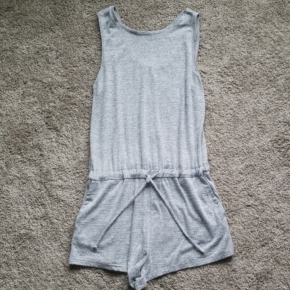 Heather Gray Romper
